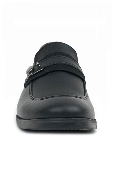 Rakerplus Loafer Hakiki Deri Siyah Klasik Erkek Genç Ayakkabısı