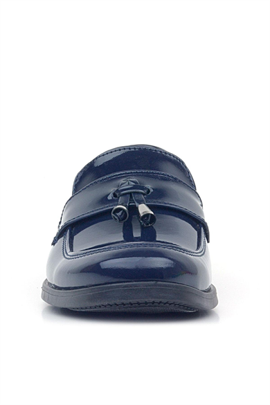 Rakerplus Loafer Lacivert Rugan Erkek Klasik Çocuk Ayakkabı