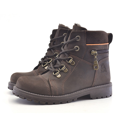 Rakerplus Minotor Hakiki Deri Fermuarlı Kışlık Çocuk Bot