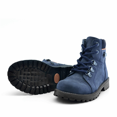 Rakerplus Minotor Hakiki Deri Lacivert Fermuarlı Çocuk Bot