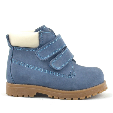 Rakerplus Neson Hakiki Deri Mavi Cırtlı Çocuk Bot