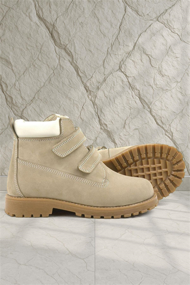 Rakerplus Neson Hakiki Deri Vizon Cırtlı Çocuk Bot