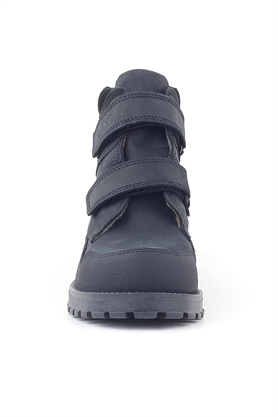 Rakerplus Pixel Hakiki Deri Siyah Nubuk Cırtlı Erkek Çocuk Bot