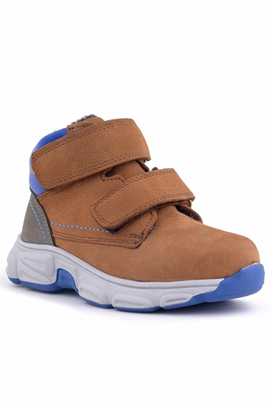 Rakerplus Pixel Hakiki Deri Taba Cırtlı Bebek Spor Bot Ayakkabı