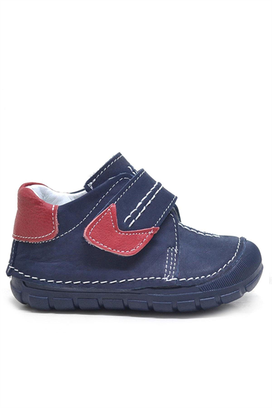 Rakerplus Popeye Hakiki Deri Lacivert İlk Adım Unisex Bebek Ayakkabısı