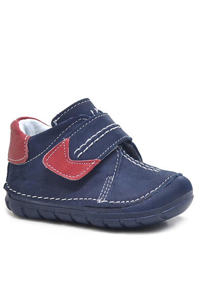 Rakerplus Popeye Hakiki Deri Lacivert İlk Adım Unisex Bebek Ayakkabısı