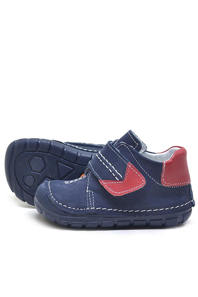 Rakerplus Popeye Hakiki Deri Lacivert İlk Adım Unisex Bebek Ayakkabısı