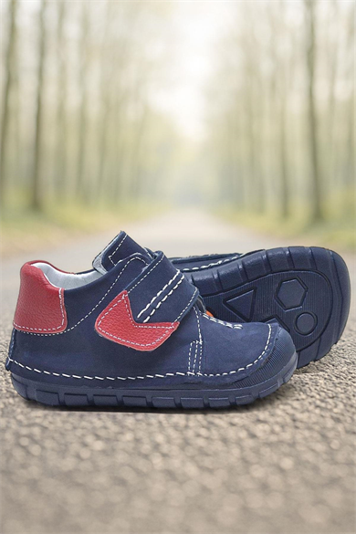 Rakerplus Popeye Hakiki Deri Lacivert İlk Adım Unisex Bebek Ayakkabısı