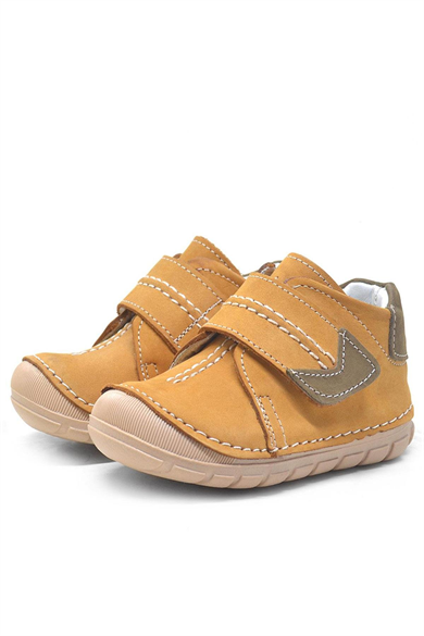 Rakerplus Popeye Hakiki Deri Taba İlk Adım Unisex Bebek Ayakkabısı