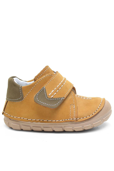 Rakerplus Popeye Hakiki Deri Taba İlk Adım Unisex Bebek Ayakkabısı