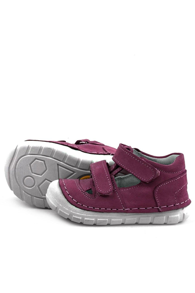 Rakerplus Ruby Hakiki Deri Mor Yazlık İlk Adım Ayakkabısı