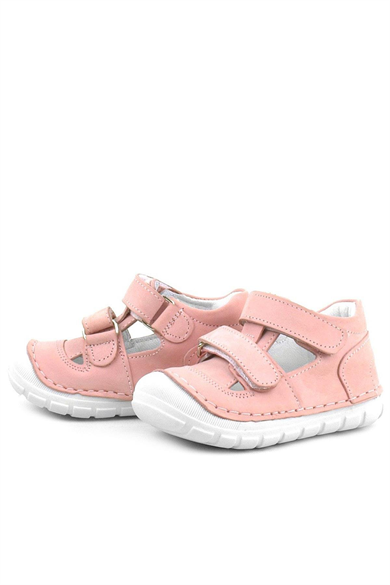 Rakerplus Ruby Hakiki Deri Pembe Yazlık İlk Adım Ayakkabısı
