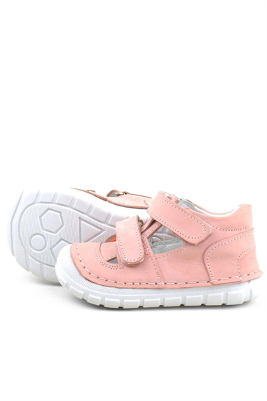 Rakerplus Ruby Hakiki Deri Pembe Yazlık İlk Adım Ayakkabısı