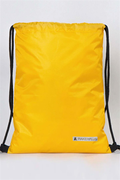 Rakerplus Sarı 32x45 cm Su Geçirmez Büzgülü Krampon ve Spor Çantası