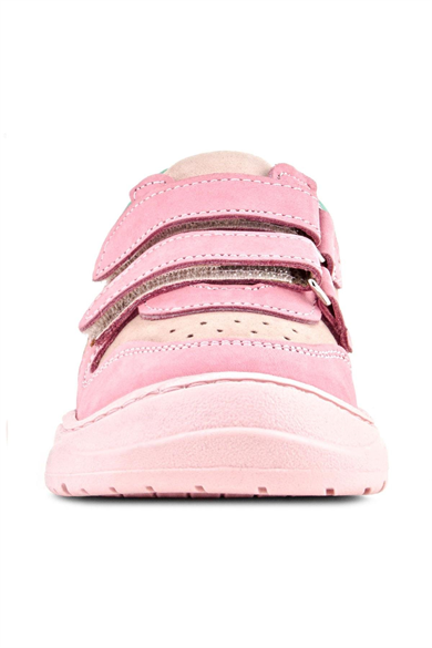 Rakerplus Schaggy Hakiki Deri Pembe Yeşil Bebek Spor Ayakkabı