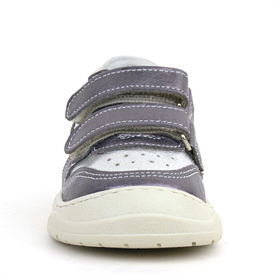 Rakerplus Schaggy Hakiki Deri Platin Gümüş Bebek Spor Ayakkabı