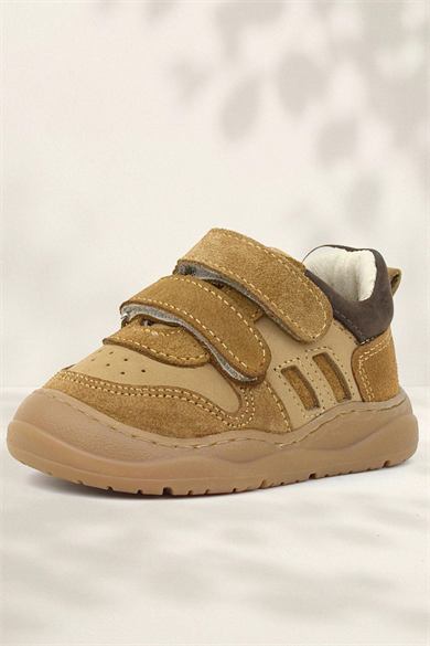 Rakerplus Schaggy Hakiki Deri Taba Kahverengi Bebek Spor Ayakkabı
