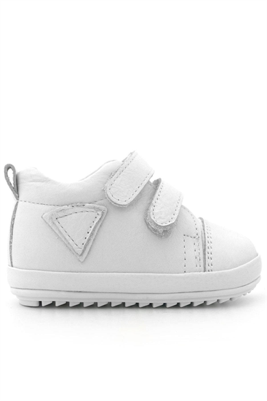 Rakerplus Scrat Hakiki Deri Beyaz İlk Adım Ayakkabısı