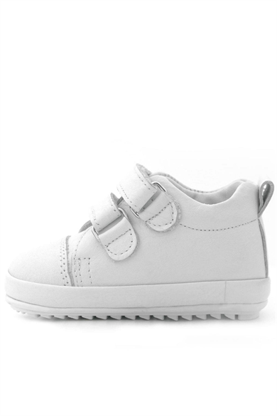 Rakerplus Scrat Hakiki Deri Beyaz İlk Adım Ayakkabısı