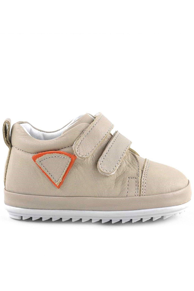 Rakerplus Scrat Hakiki Deri Krem İlk Adım Ayakkabısı