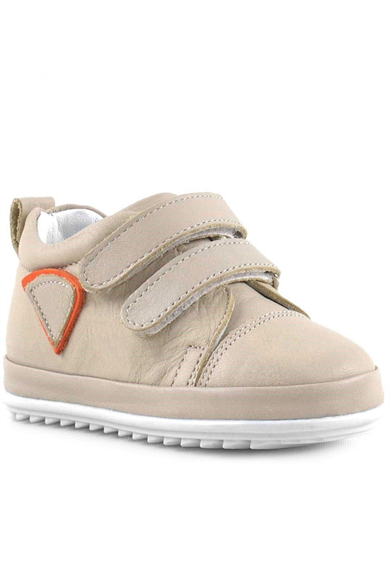 Rakerplus Scrat Hakiki Deri Krem İlk Adım Ayakkabısı