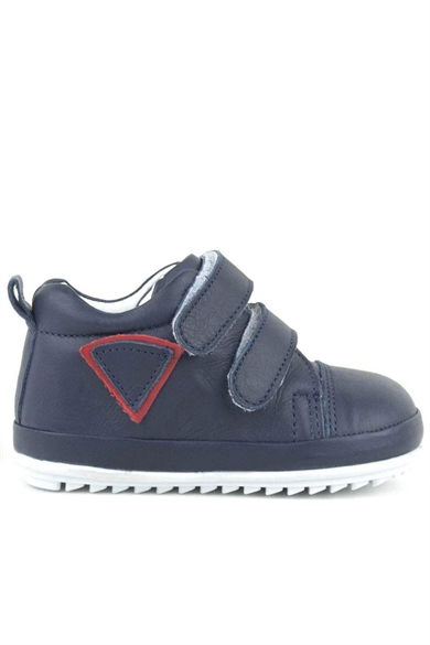 Rakerplus Scrat Hakiki Deri Lacivert İlk Adım Bebek Ayakkabı