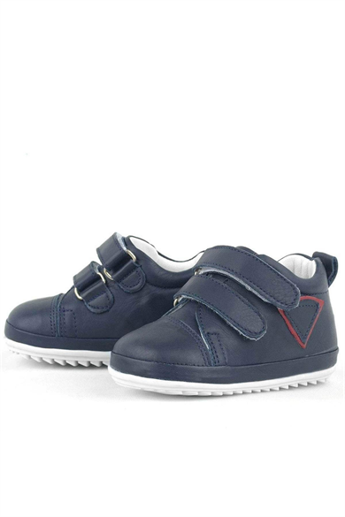 Rakerplus Scrat Hakiki Deri Lacivert İlk Adım Bebek Ayakkabı