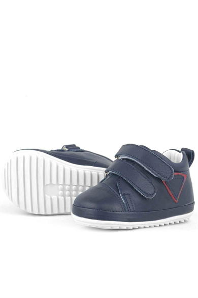 Rakerplus Scrat Hakiki Deri Lacivert İlk Adım Bebek Ayakkabı