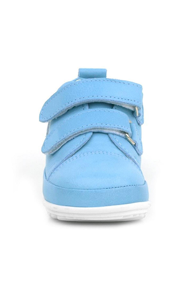 Rakerplus Scrat Hakiki Deri Mavi Beyaz İlk Adım Ayakkabı