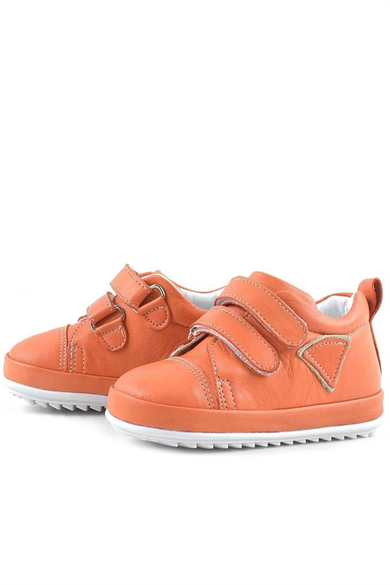 Rakerplus Scrat Hakiki Deri Turuncu İlk Adım Ayakkabısı