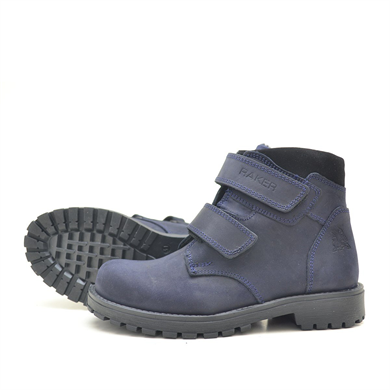 Rakerplus Sentor Hakiki Deri Lacivert Kürklü Cırtlı Çocuk Bot