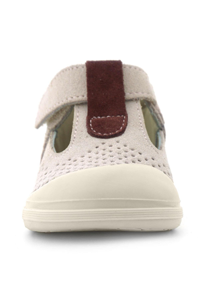 Rakerplus Shaun Hakiki Deri Lila Mor Cırtlı Anatomik Bebek Sandalet