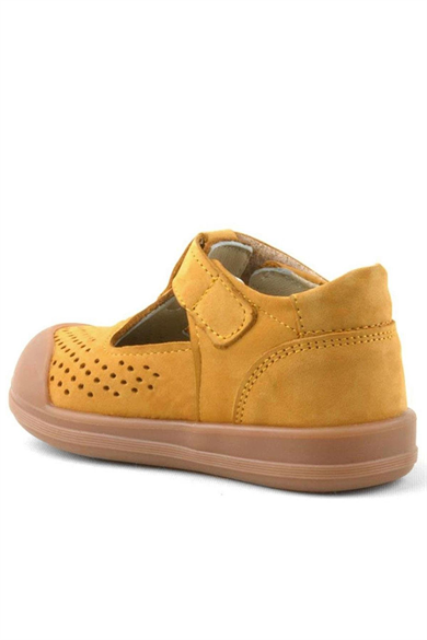 Rakerplus Shaun Hakiki Deri Taba Cırtlı Anatomik Bebek Sandalet