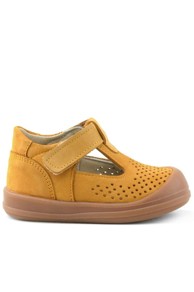 Rakerplus Shaun Hakiki Deri Taba Cırtlı Anatomik Bebek Sandalet