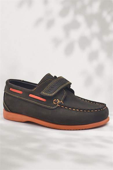 Rakerplus Simurg Hakiki Deri Cırtlı Spor Erkek Çocuk Ayakkabı