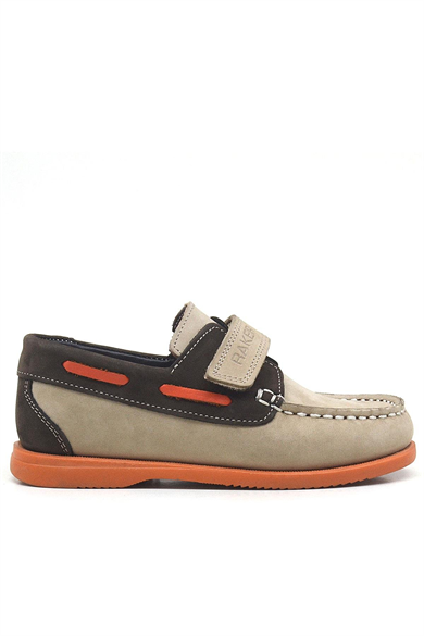 Rakerplus Simurg Hakiki Deri Kum Kahve Günlük Erkek Çocuk Ayakkabı