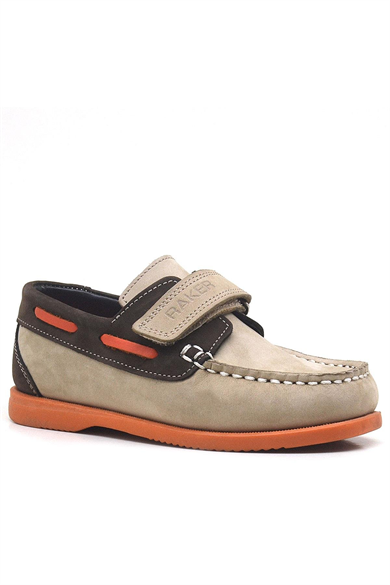 Rakerplus Simurg Hakiki Deri Kum Kahve Günlük Erkek Çocuk Ayakkabı