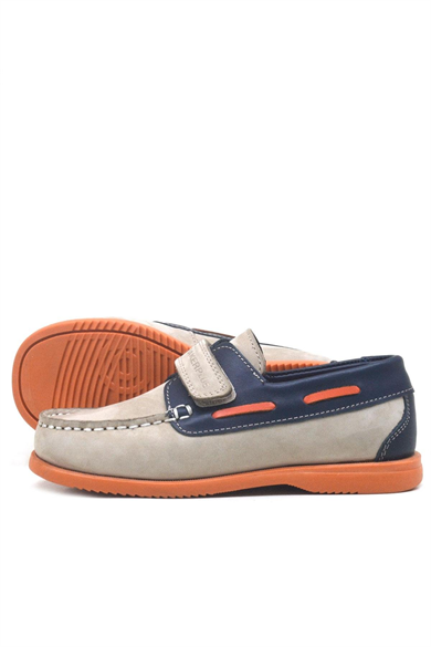 Rakerplus Simurg Hakiki Deri Lacivert Kum Rengi Erkek Çocuk Ayakkabı