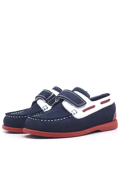 Rakerplus Simurg Hakiki Deri Lacivert Spor Erkek Çocuk Ayakkabı