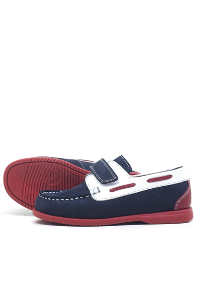 Rakerplus Simurg Hakiki Deri Lacivert Spor Erkek Çocuk Ayakkabı