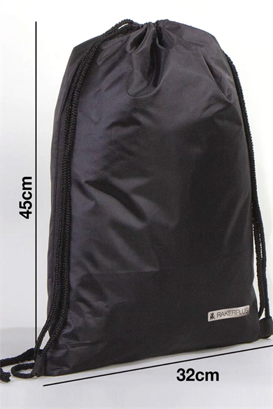 Rakerplus Siyah 32x45 cm Su Geçirmez Büzgülü Krampon ve Spor Çantası