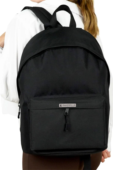 Rakerplus Siyah 42x29x14 cm Unisex Klasik Sırt Okul Çantası