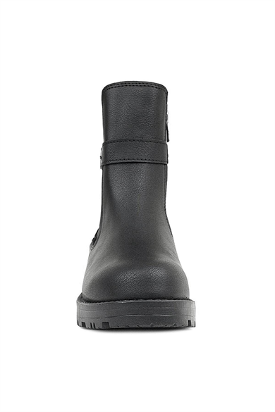 Rakerplus Siyah Mat Lastikli Kız Çocuk Bot