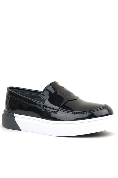 Rakerplus Siyah Rugan Çocuk Klasik Ayakkabı