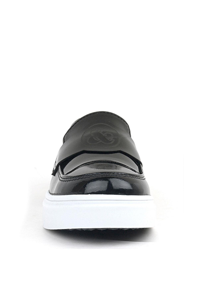 Rakerplus Siyah Rugan Çocuk Klasik Ayakkabı