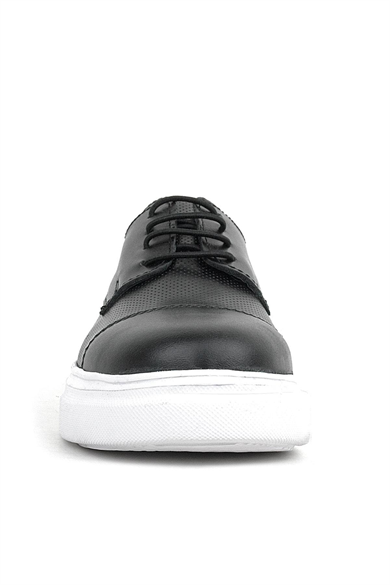 Rakerplus Siyah Yüksek Hafif Taban Çocuk Klasik Ayakkabı