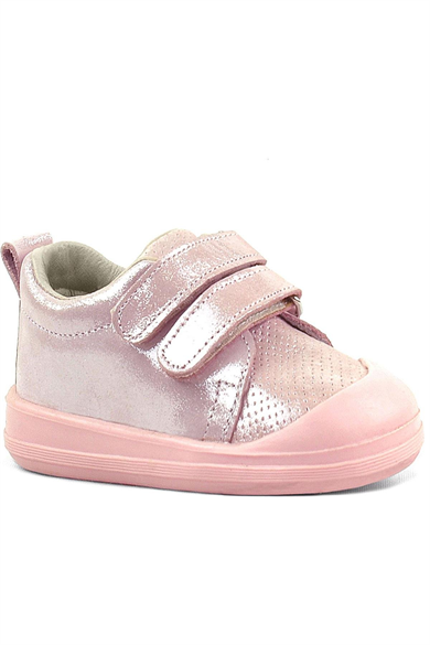Rakerplus Sonic Hakiki Deri Pudra Işıltılı Anatomik Bebek Spor Ayakkabı