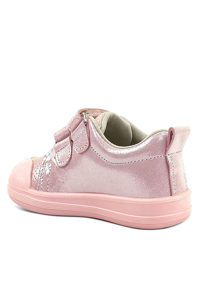 Rakerplus Sonic Hakiki Deri Pudra Işıltılı Anatomik Bebek Spor Ayakkabı