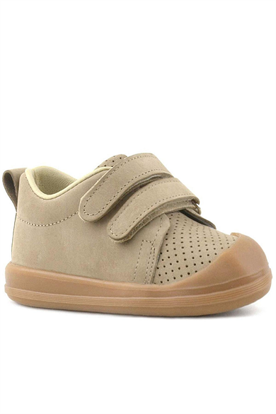 Rakerplus Sonic Hakiki Deri Vizon Cırtlı Anatomik Bebek Spor Ayakkabı Sneaker