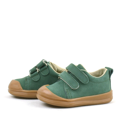 Rakerplus Sonic Hakiki Deri Yeşil Cırtlı Anatomik Bebek Spor Ayakkabı Sneaker